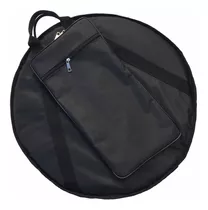 Funda Platillos Batería 22 Pulgadas, 3 Separadores,  Acolchado Y Reforzado Tipo Mochila, Bolsillo Palos Y Baquetas 