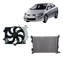 Radiador + Electroventilador Shm-hyundai Accent Rb 2011-2021