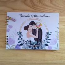 Libro De Firmas/ Recuerdos Matrimonio Personalizado