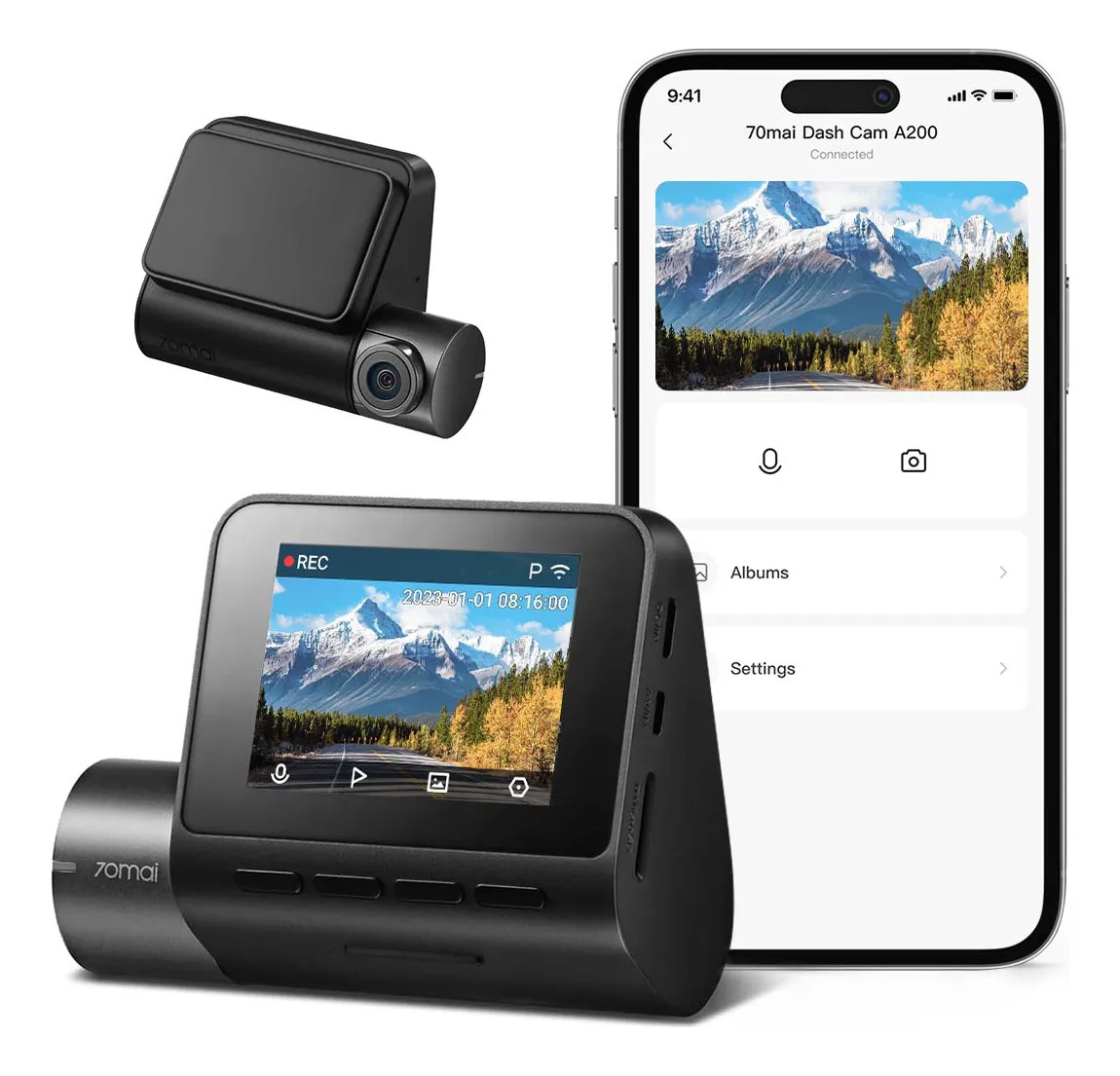 70mai dash cam pro plus+A500s-1 前後カメラ 70mai Dash Cam Pro Plus A500s | MercadoLivre.com.br