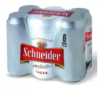 Cerveza Schneider Lata 473ml Rubia Pack X6 Zetta Bebidas