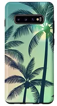 Funda Para Galaxy S10+ Exotic Plant Palm Tree Leaves Sunny B