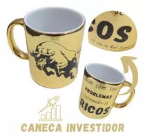 Caneca Investidor Com Frase Do Filme O Lobo De Wall Street