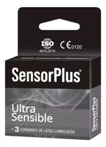 Preservativos Ultra Sensibles Sensor Plus 3 Unidades