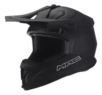 Casco Moto Cross Mac Virtus + Antiparras Mac Mamba De Regalo