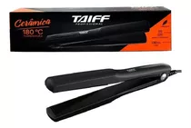 Chapinha Prancha Profissional Taiff Cerâmica 180° Bivolt Cor Preto 110v/220v