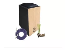 Cajon Carron Jeg Elétrico + Cabo + 2 Vassourinha