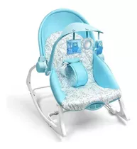 Cadeira De Descanso E Balanço Multikids Seasons Azul - Bb215 Liso
