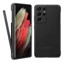 Funda Original + S Pen Para Samsung S21 Ultra Negro 