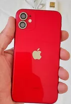 iPhone 11 Vermelho 64gb Lindo Bateria 85% Todo Original