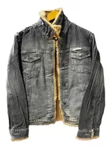 Campera De Jean Con Corderito Forrada En El Pecho