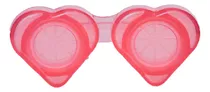 Estuche Para Lentes De Contacto En Forma De Corazon Rosa