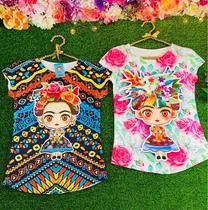 Blusa Set 2 Frida Khalo Septiembre Fiesta Patrias Mexicana