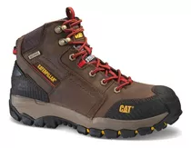 Caterpillar Botín Navigator Mid Wpst Cuero Graso Impermeable