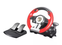 Volante Con Pedalera Noga Gears 180° Vibracion Pc Ps4 Xbox 