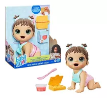 Boneca Baby Alive Hora Da Papinha Morena Original Hasbro