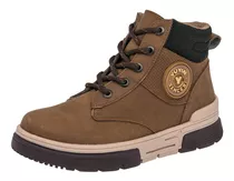 Botin Casual Yuyin 23170 Color Camel Para Joven Tx6