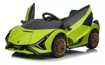 Carrito Lamborghini Sian 12v Exclusivo Mantis Green C/remoto