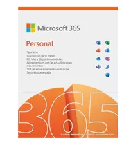 Microsoft 365 Licencia Personal Por 12 Meses