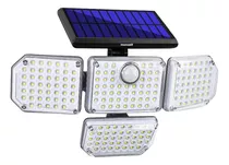 Lampara Solar Led Exterior Maxwell Sensor Movimiento 4 Direc