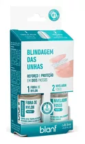 Kit Blindagem Das Unhas Fibra Nylon + Nivelador Fosco Blant