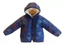 Campera Inflable Escolar Estampada Niños Niñas Con Corderito