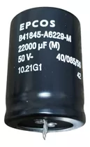 6x Capacitor Eletrolitico 22.000ufx 50v *22000uf X 50v*epcos