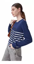 Maria Cher - Sweater Cuello Redondo Logo Bordado Cher Turner