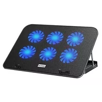 Base Cooler Para Laptop Con Niveles Ajustables Con 6 Fan