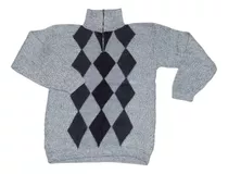 Zipper Sweaters Pullover Lana De Alpaca