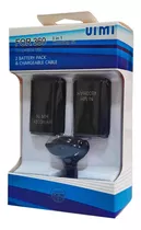 Kit Carga Y Juega Para Control Xbox 360 Cable Y 2 Baterias