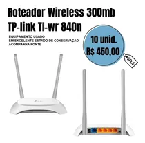 Roteador Wireless 300mb Tp-link Tl-wr840n Lote 10 Unidades