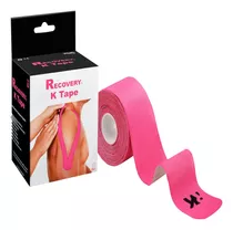 Recovery - K Tape Rosado - 5 Cm X 5 Mt Precortada