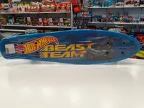 Patineta De Hot Wheels Azul Con Luz Para Niño