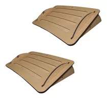 2 Und Apoio Descanso Base Suporte Ergonômico Para Os Pés Mdf