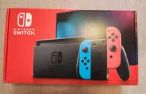 Nintendo Switch Neon Versao V2 Completo - Perfeito Estado