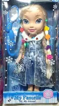Muñeca Elsa Y Anna Frozen Con Luces Y  Sonido Miden 37cm