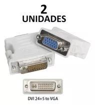 Adaptador Convertidor Dvi 24+5pines Macho A Vga Hembra