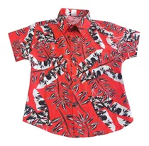 Camisa Hawaiana Niños Super Cancheras Talle 4 Al 16 Fibrana