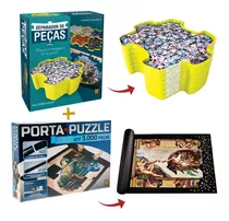 Porta Puzzle + Separador De Peças Para Quebra-cabeça Grow