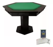 Mesa Mdf Para Poker Carteado Com 2 Gavetas + Brinde Baralho