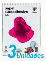 Papel Sticker Adhesivo Calcomanías Etiquetas - 3 Paquetes