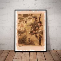 Quadro Decorativo Band Of Brothers Serie Guerra Arte