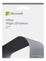 Microsoft Office Hogar Y Empresas 2021 Digital 