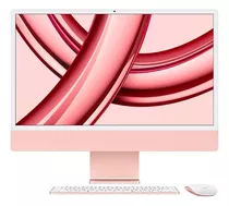 Apple iMac Tela Retina 4.5k De 24 : Apple M3 512 Gb - Rosa