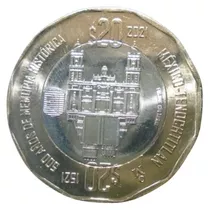 México 20 Pesos 2021 Conmemorativa México Tenochtitlan Ol2#1
