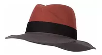 Jeanne Simmons - Sombrero Fedora De Lana Ancha Con Cinta De 