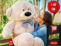 Urso  Gigante De Pelucia 1 Metro E 40 Cm Teddy Bear