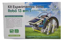 Robô Educacional 13 X 1 Kit Experimentos Solar Com Inmetro