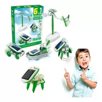 Robot Educativo Solar 6 En 1 , Armable Robot Para Niños